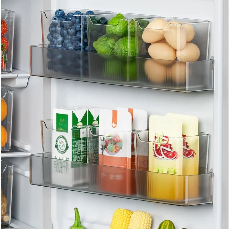 Clear Refrigerator Storage Bin