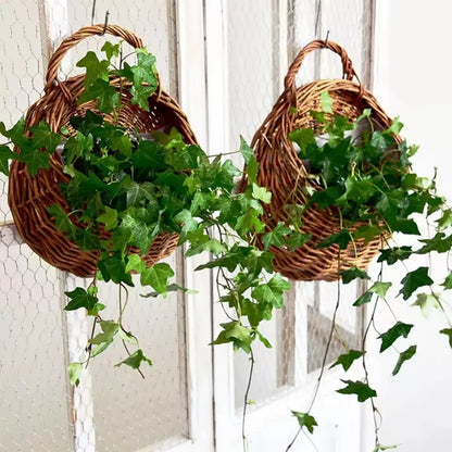 Woven Wall Hanging Planter Basket