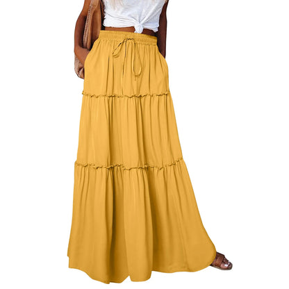 Timeless A-Line Maxi Skirt