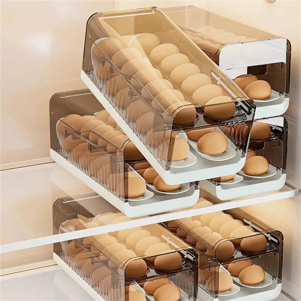 Rolling Egg Storage Organizer