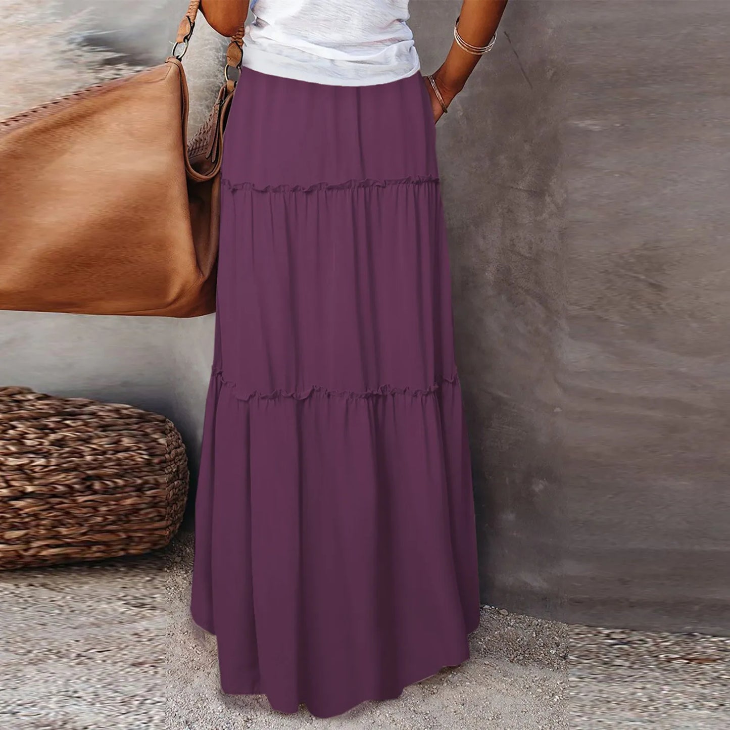 Timeless A-Line Maxi Skirt
