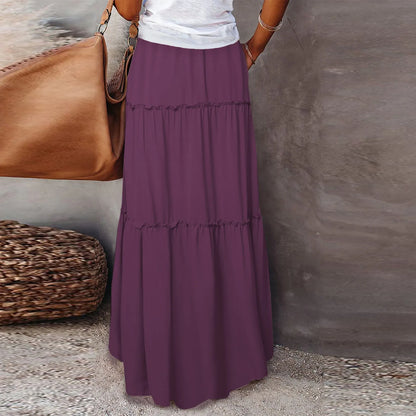 Timeless A-Line Maxi Skirt