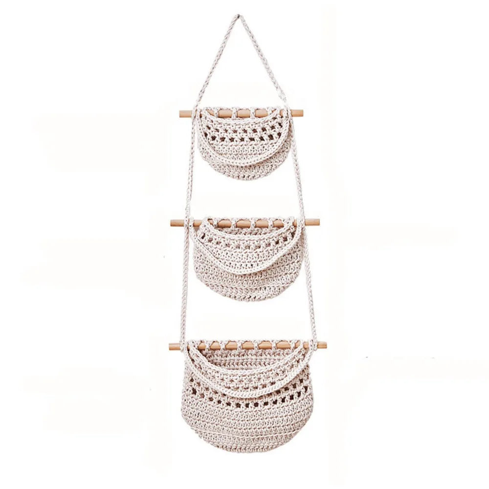 3-Tier Hanging Storage Basket