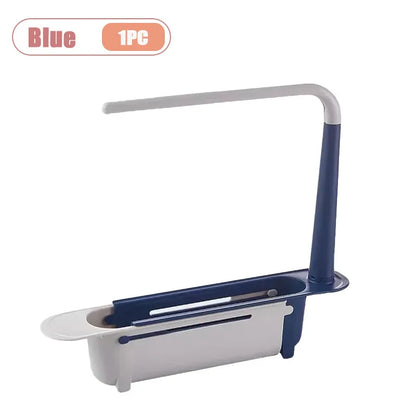 Adjustable Over-the-Sink Drain Rack