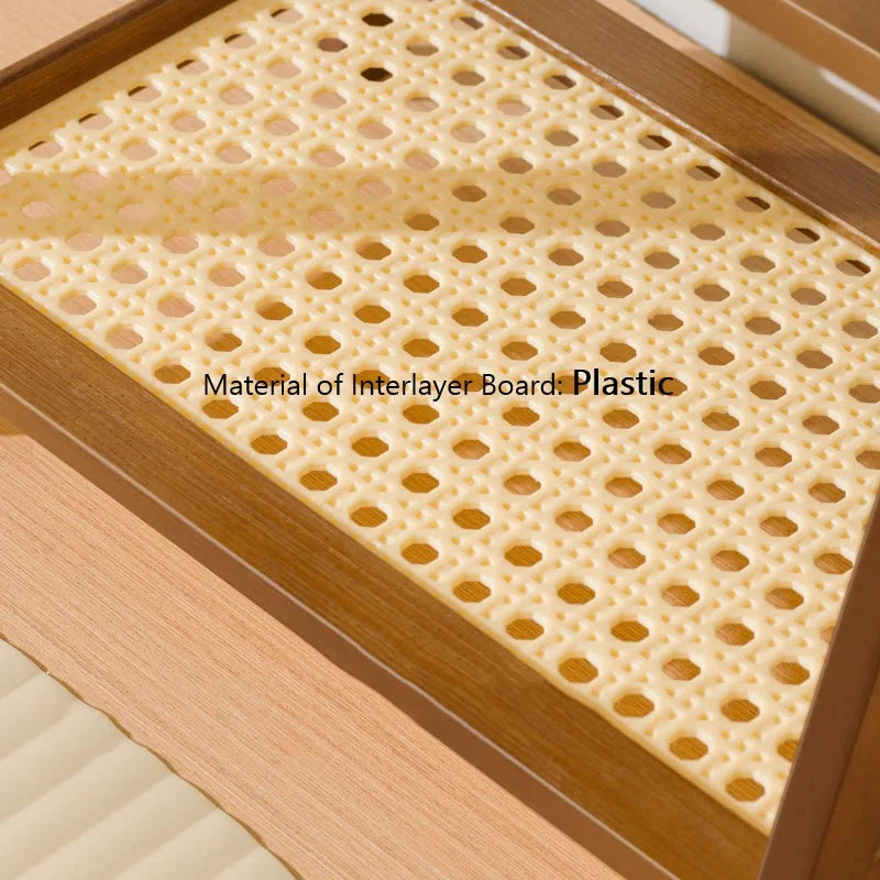 2-Tier Bamboo Storage Shelf