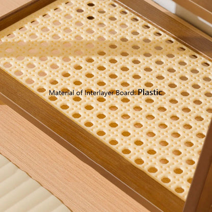 2-Tier Bamboo Storage Shelf