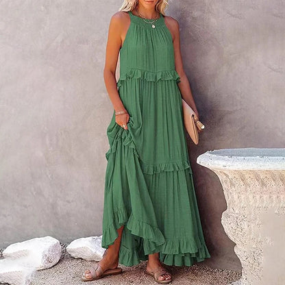 Ruffle Maxi Dress