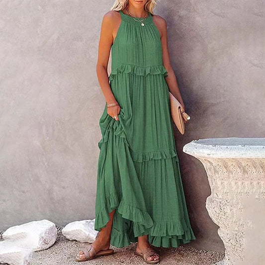 Ruffle Maxi Dress