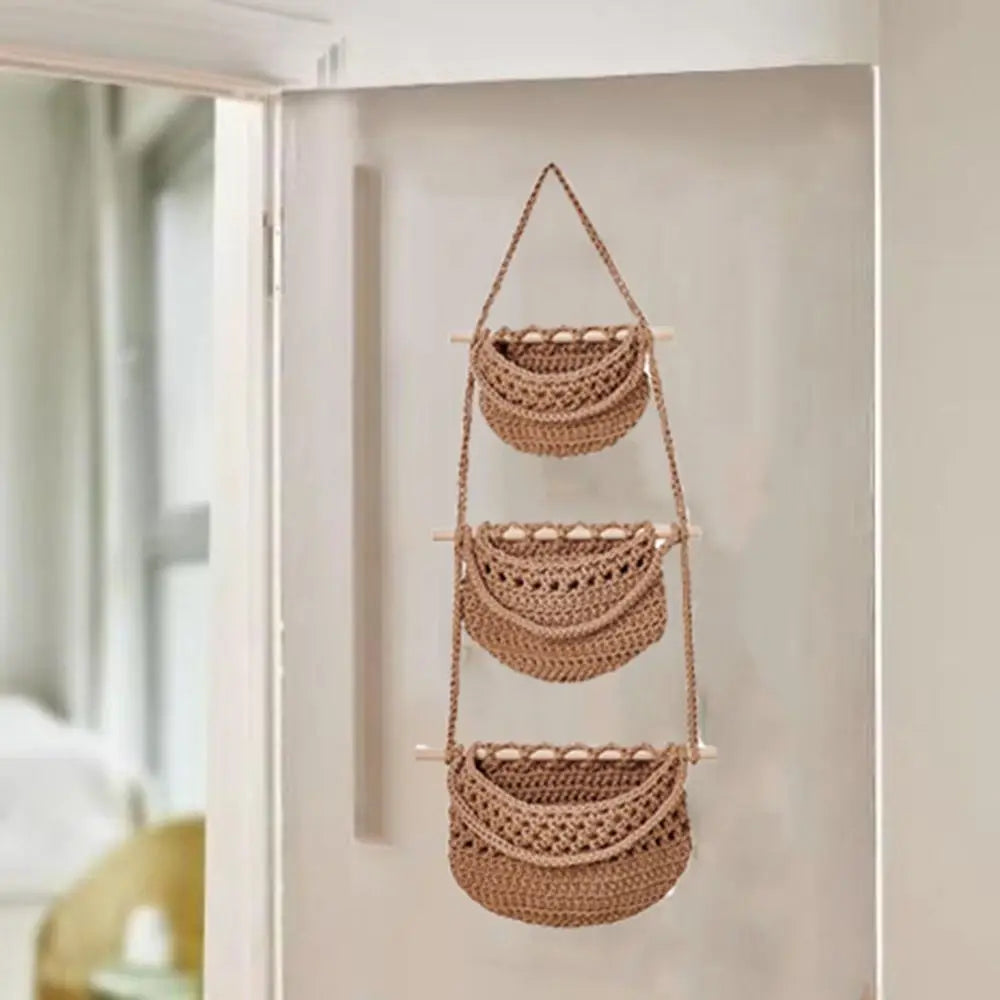 3-Tier Hanging Storage Basket