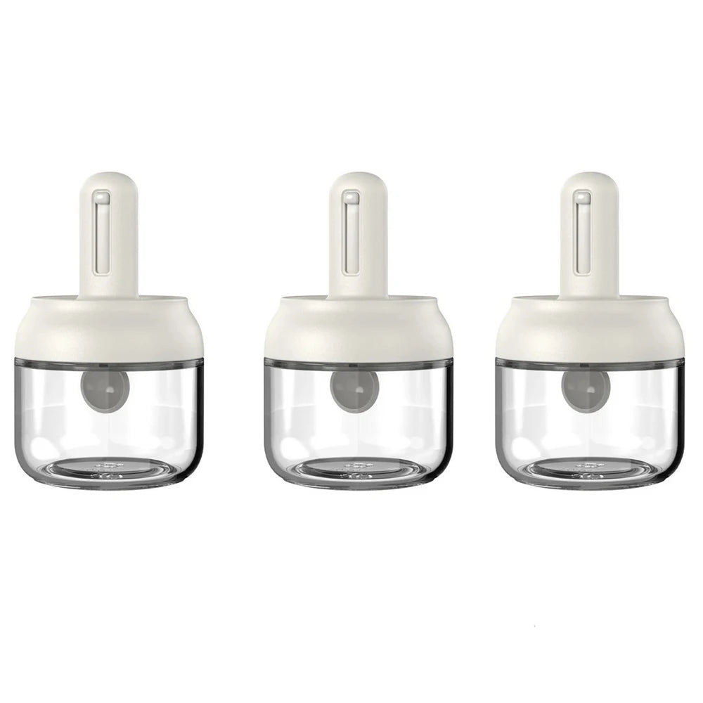 Glass Seasoning Jar with Spoon