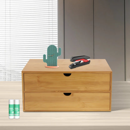 Bamboo Desktop Storage Organizer