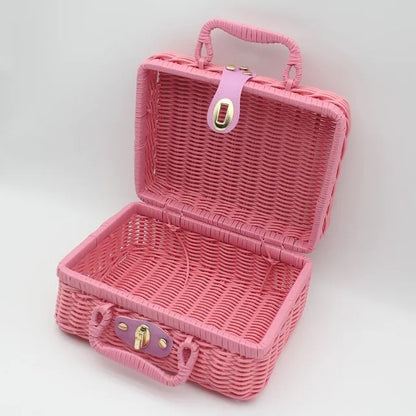 Woven Storage & Picnic Basket
