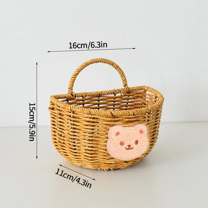 Woven Hanging Storage Basket