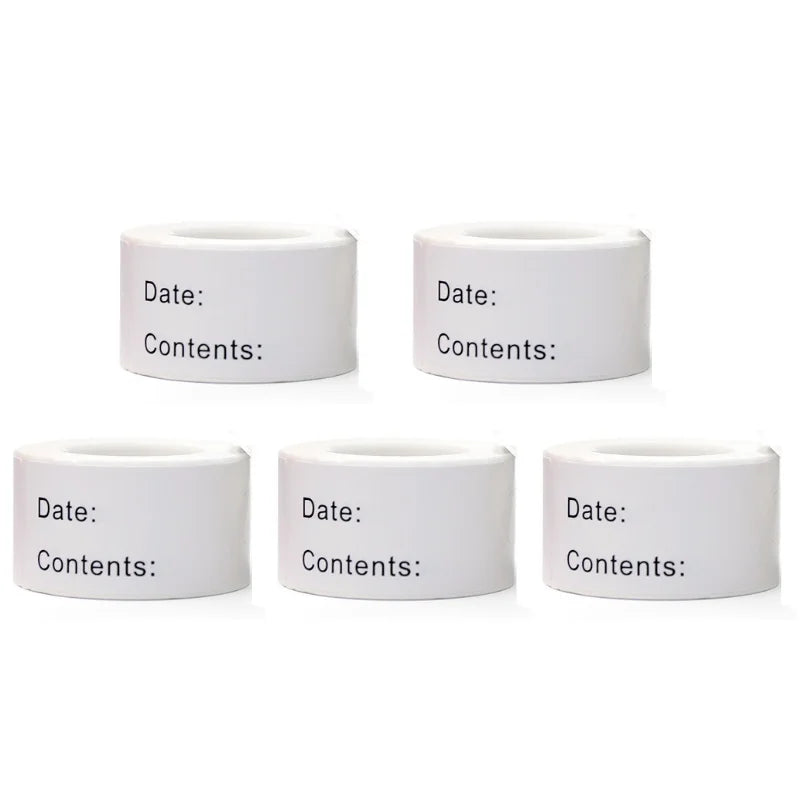 Waterproof Food Storage Labels