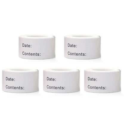 Waterproof Food Storage Labels