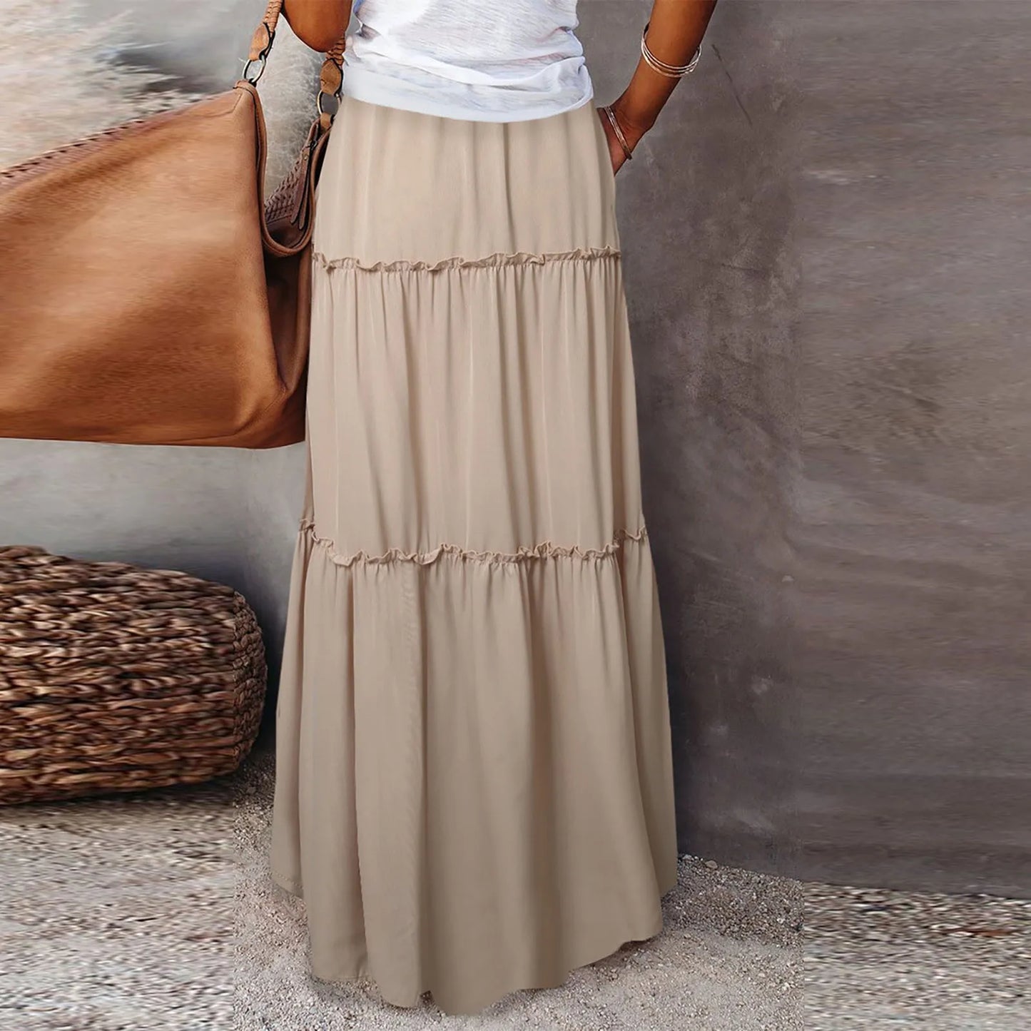 Timeless A-Line Maxi Skirt