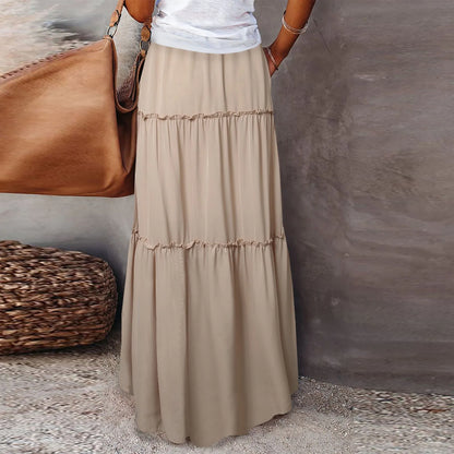 Timeless A-Line Maxi Skirt