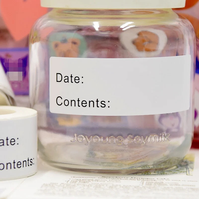 Waterproof Food Storage Labels