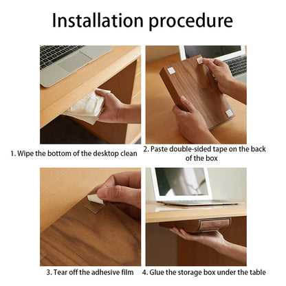Minimalist Under-Desk Organizer Drawer