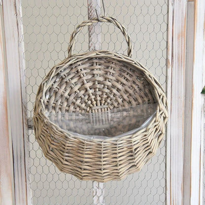 Woven Wall Hanging Planter Basket