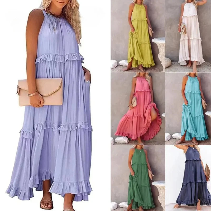 Ruffle Maxi Dress