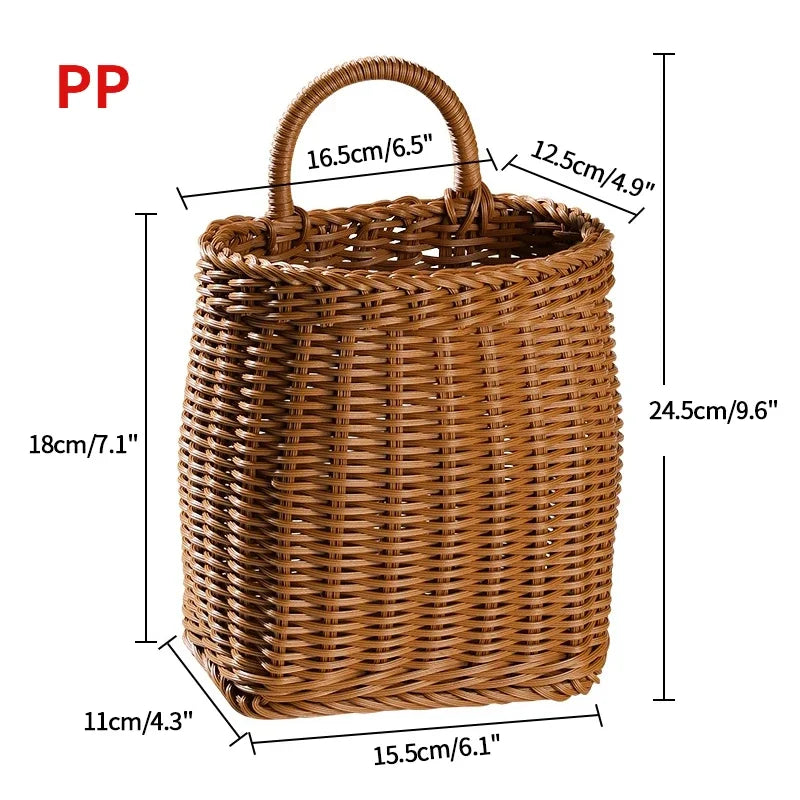 Woven Hanging Storage Basket
