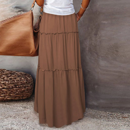 Timeless A-Line Maxi Skirt