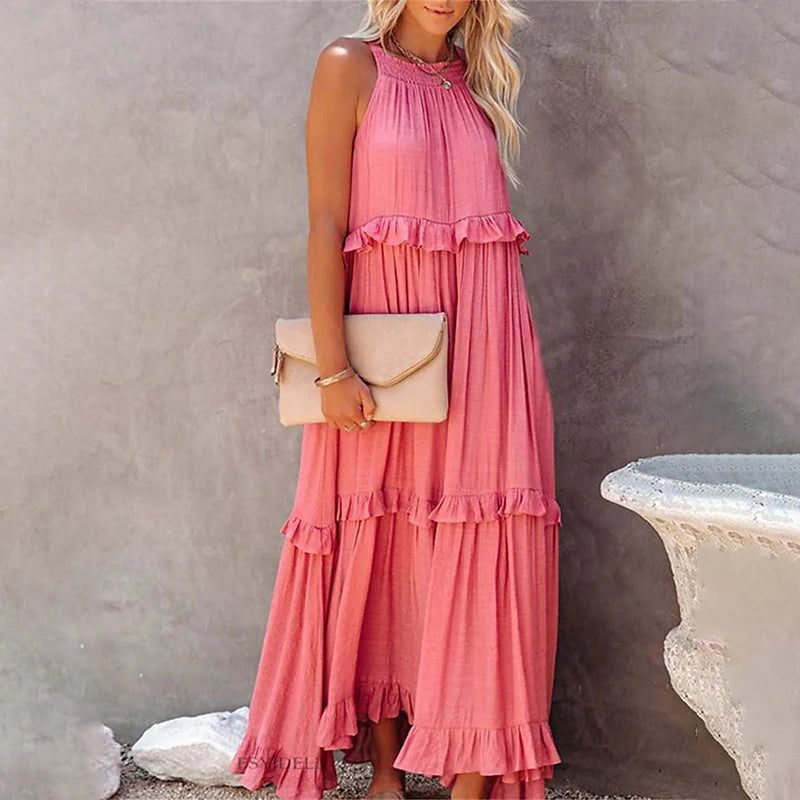Ruffle Maxi Dress