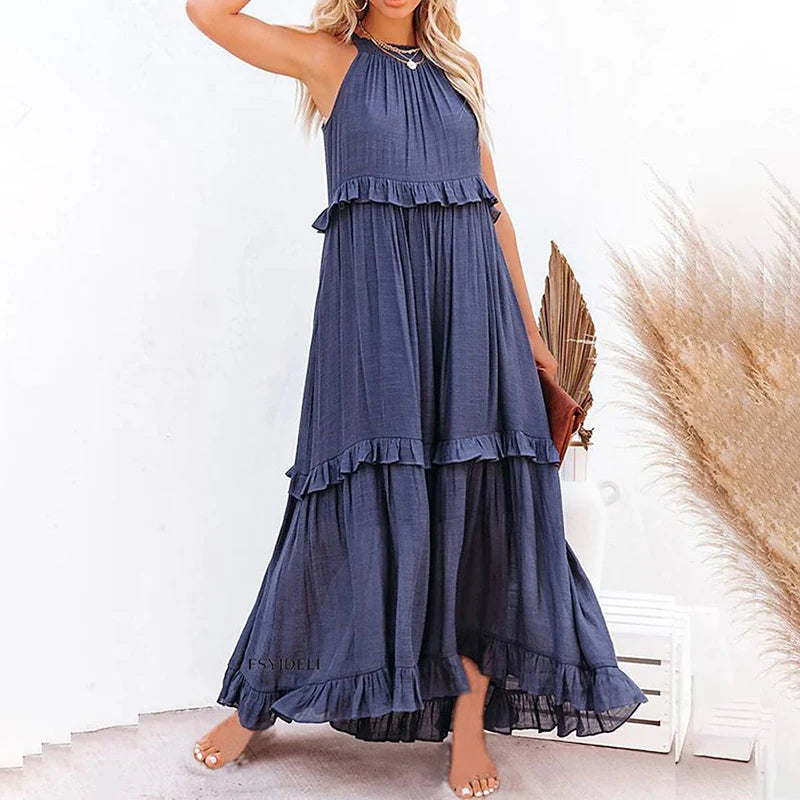Ruffle Maxi Dress