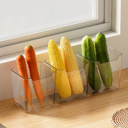 Clear Refrigerator Storage Bin