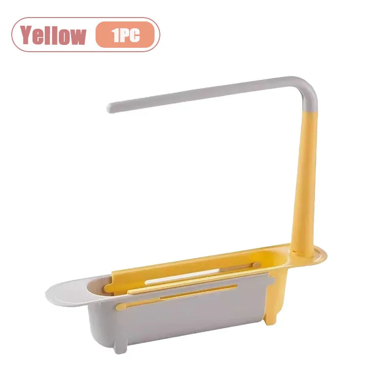 Adjustable Over-the-Sink Drain Rack