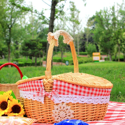 Handwoven Picnic & Market Basket