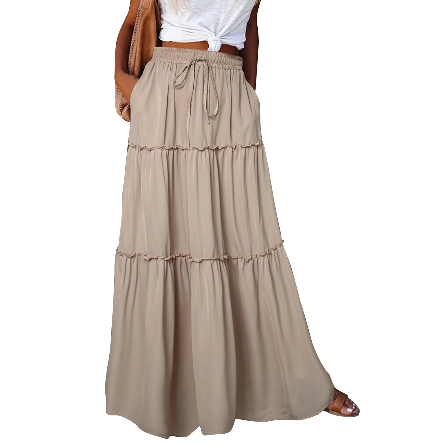 Timeless A-Line Maxi Skirt