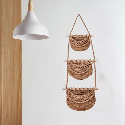 3-Tier Hanging Storage Basket