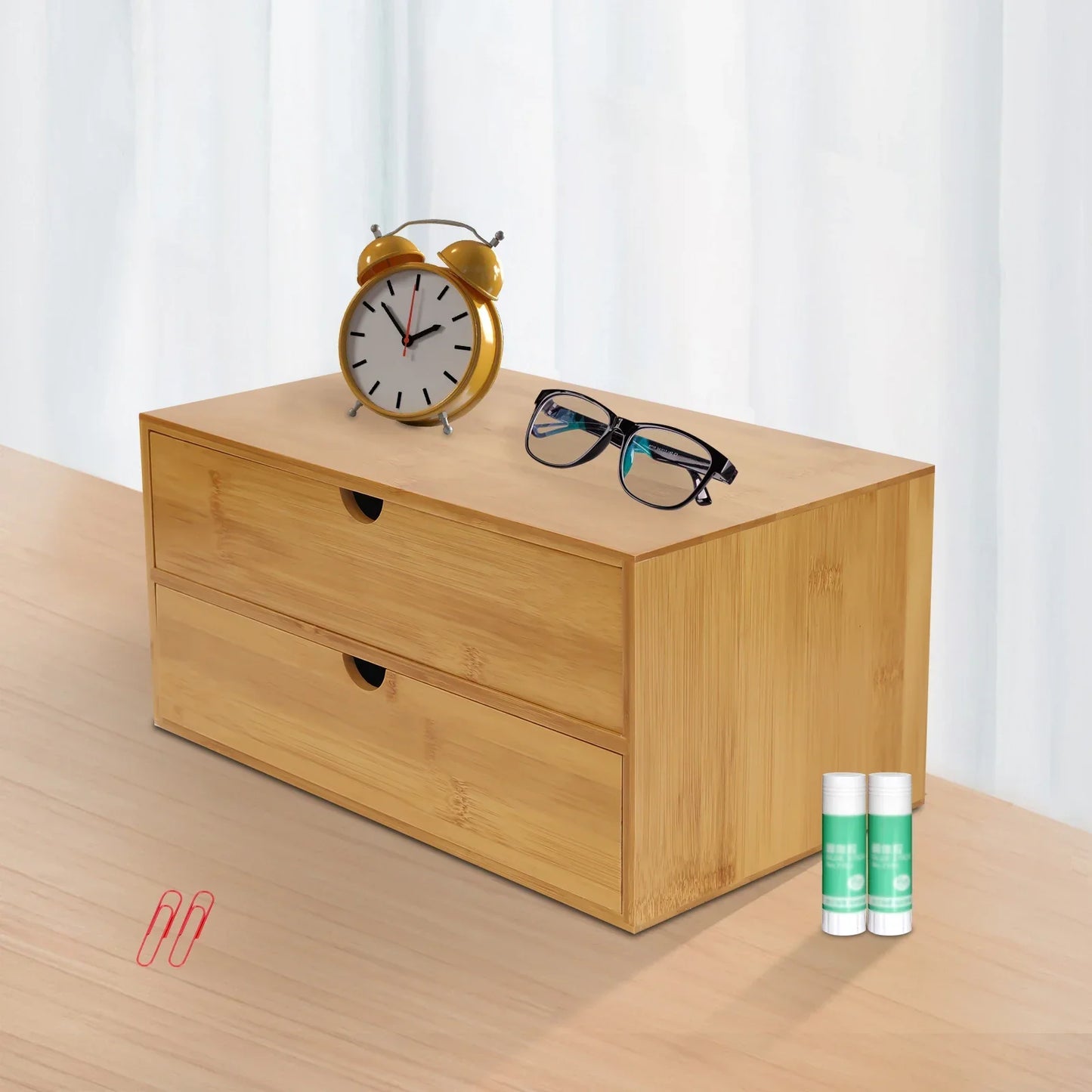 Bamboo Desktop Storage Organizer