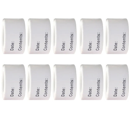 Waterproof Food Storage Labels