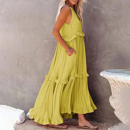Ruffle Maxi Dress