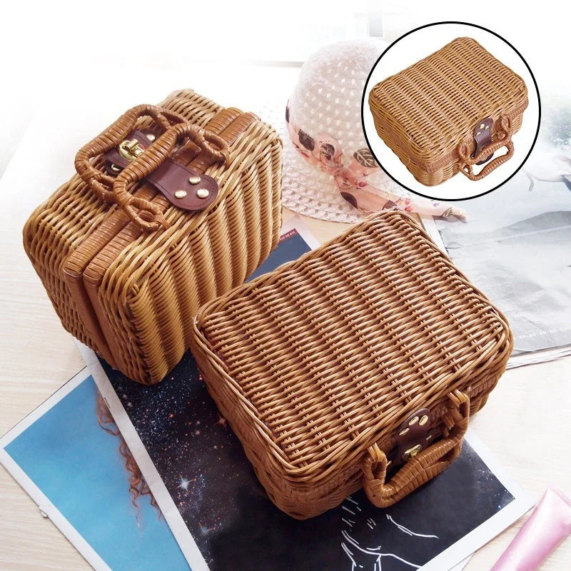 Woven Storage & Picnic Basket