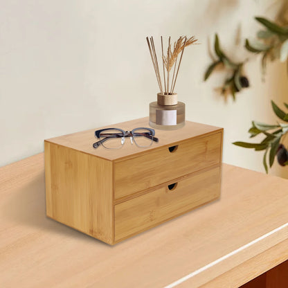 Bamboo Desktop Storage Organizer