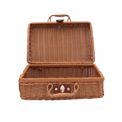 Woven Storage & Picnic Basket