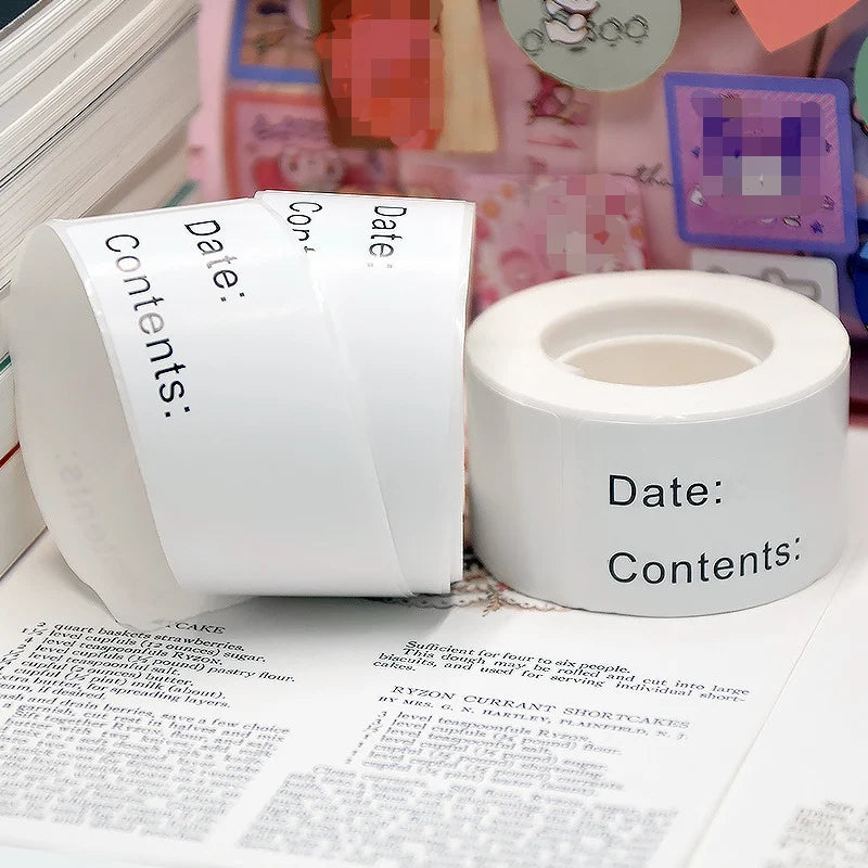 Waterproof Food Storage Labels