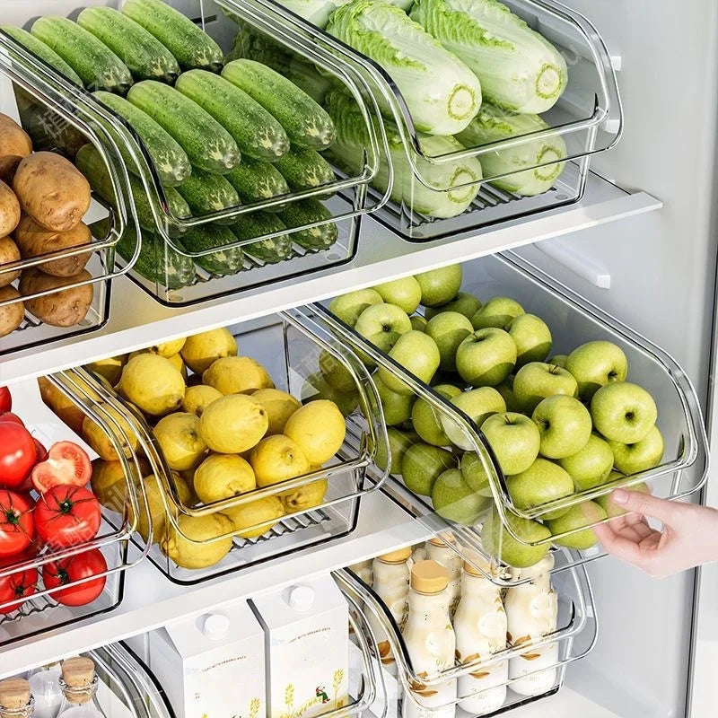Pull-Out Refrigerator Storage Bin