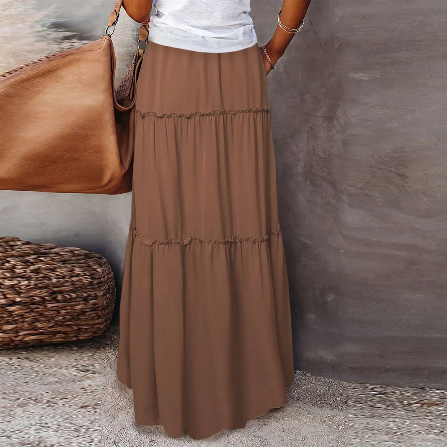 Timeless A-Line Maxi Skirt
