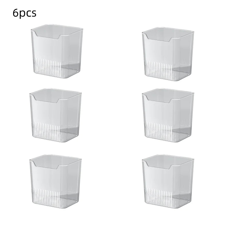 Clear Refrigerator Storage Bin