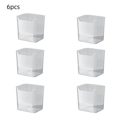 Clear Refrigerator Storage Bin