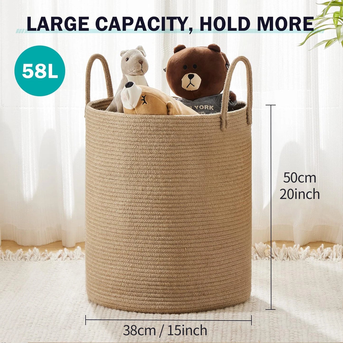 Cotton Rope Storage Basket