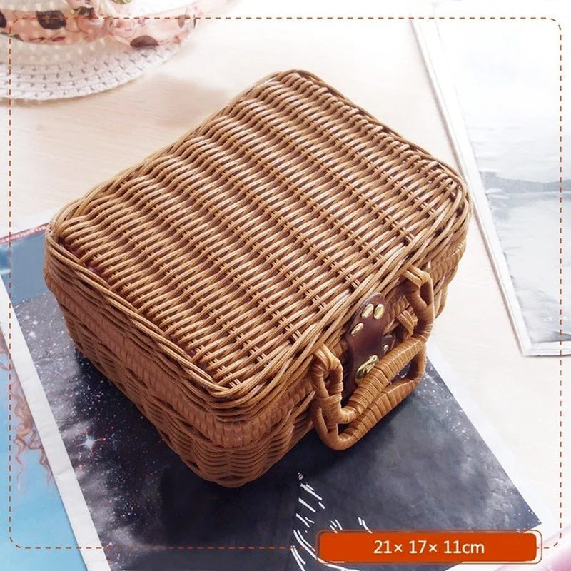 Woven Storage & Picnic Basket