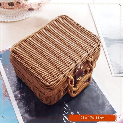 Woven Storage & Picnic Basket