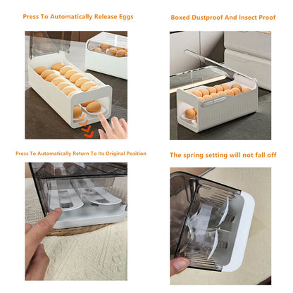 Rolling Egg Storage Organizer