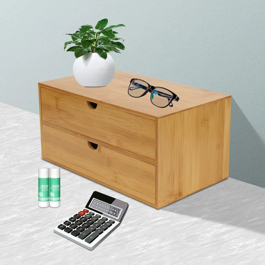 Bamboo Desktop Storage Organizer